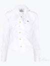 Drunken Logo Shirt White - VIVIENNE WESTWOOD - BALAAN 2