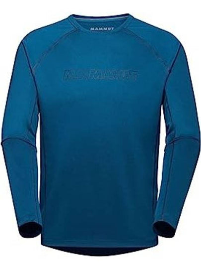 Selun FL Logo Long Sleeve T-shirt Deep Blue - MAMMUT - BALAAN 2