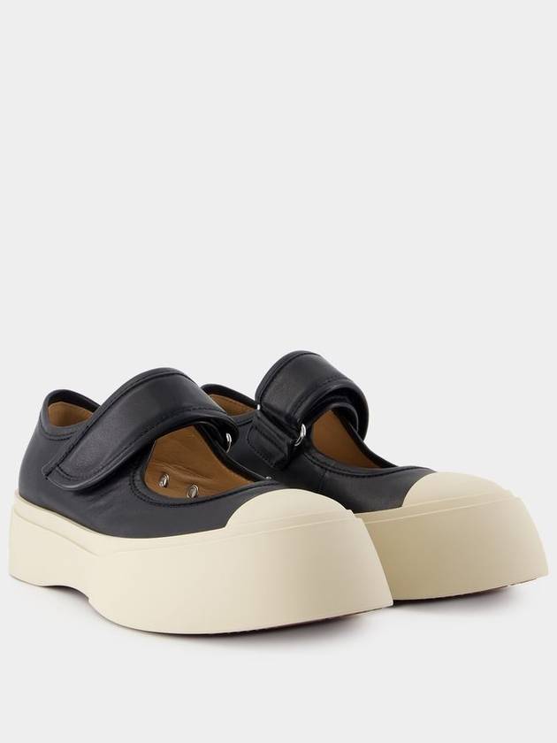 Mary Jane Sneakers - Marni - Leather - Black - MARNI - BALAAN 2