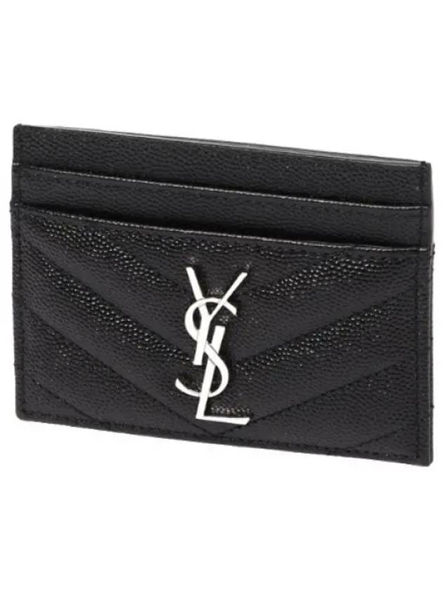 Monogram Card Case Women s Wallet - SAINT LAURENT - BALAAN 1