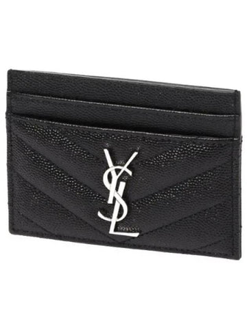 Monogram card case wallet - SAINT LAURENT - BALAAN 1