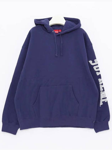 Sleeve Side Logo Sweat Hooded Men s Hoodie FW23SW49 WASHD NAVY - SUPREME - BALAAN 1