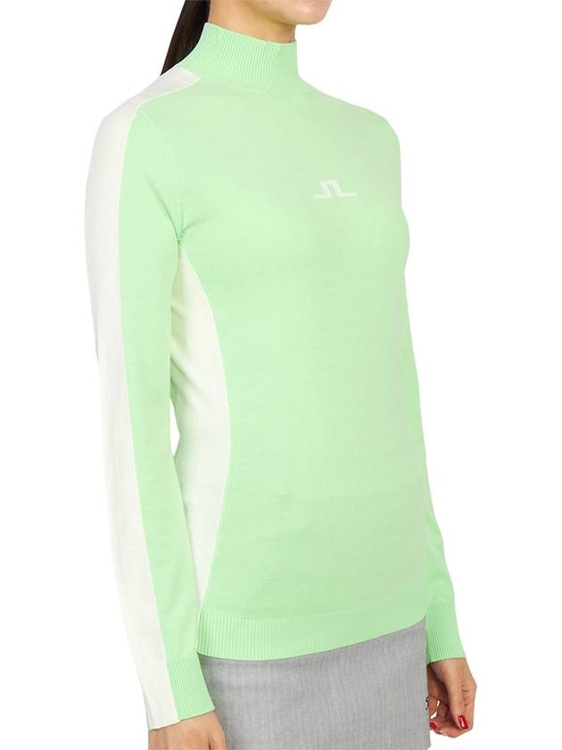 Golf Adia AWKW08330 M037 Women s Mock Neck Knit Sweater - J.LINDEBERG - BALAAN 4