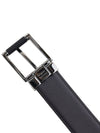 Reversible Leather Belt Black Hickory - SALVATORE FERRAGAMO - BALAAN 8