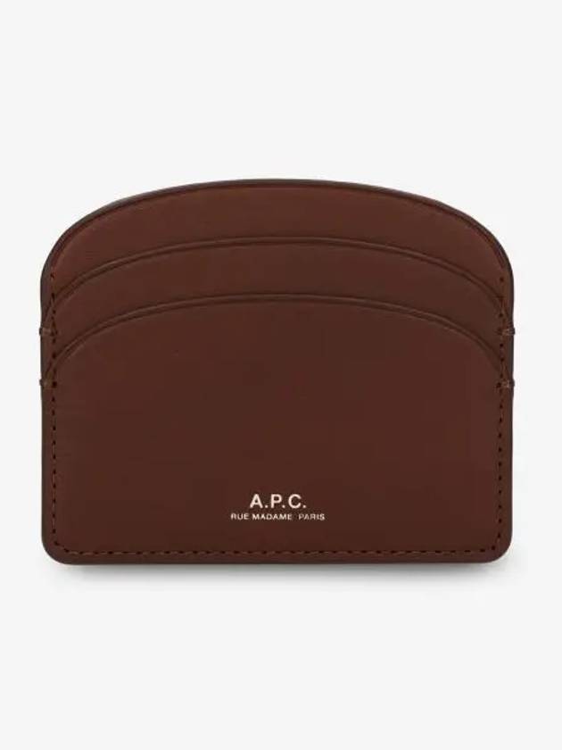 Demi Lune Card Wallet Brown - A.P.C. - BALAAN 2