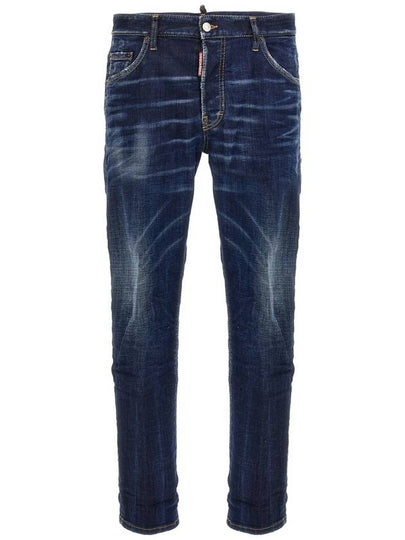 24FW Denim Straight Pants S74LB1591S30664 470 NAVY BLUE - DSQUARED2 - BALAAN 2