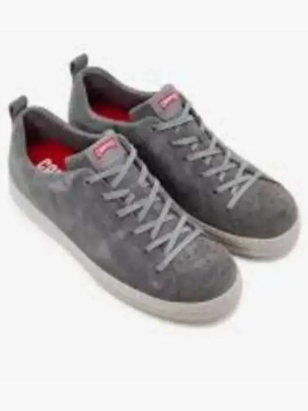 Runner Leather Low Top Sneakers Grey - CAMPER - BALAAN 2