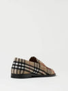 Check Wool Felt Loafers Beige - BURBERRY - BALAAN 4