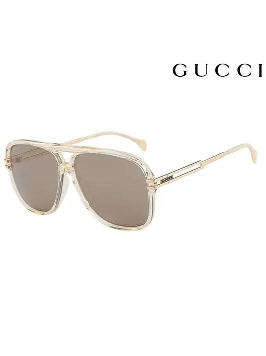 transparent aviator frame sunglasses GG1105S004 - GUCCI - BALAAN 2