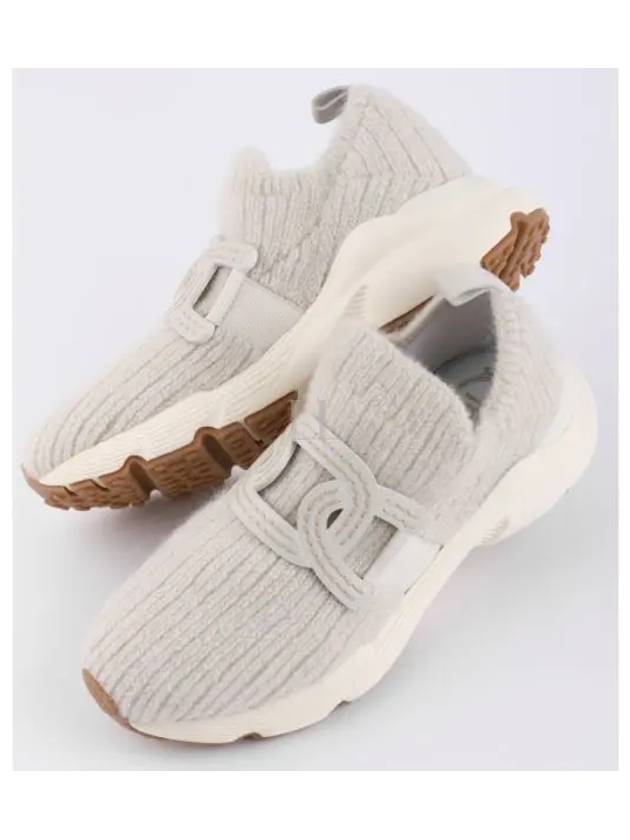 Kate Knit Low-Top Sneakers Beige - TOD'S - BALAAN 2