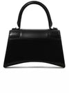 Hourglass Shiny Box Calfskin Small Tote Bag Black - BALENCIAGA - BALAAN 4