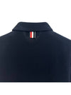 RWB Stripe Polo Shirt Navy - THOM BROWNE - BALAAN 6