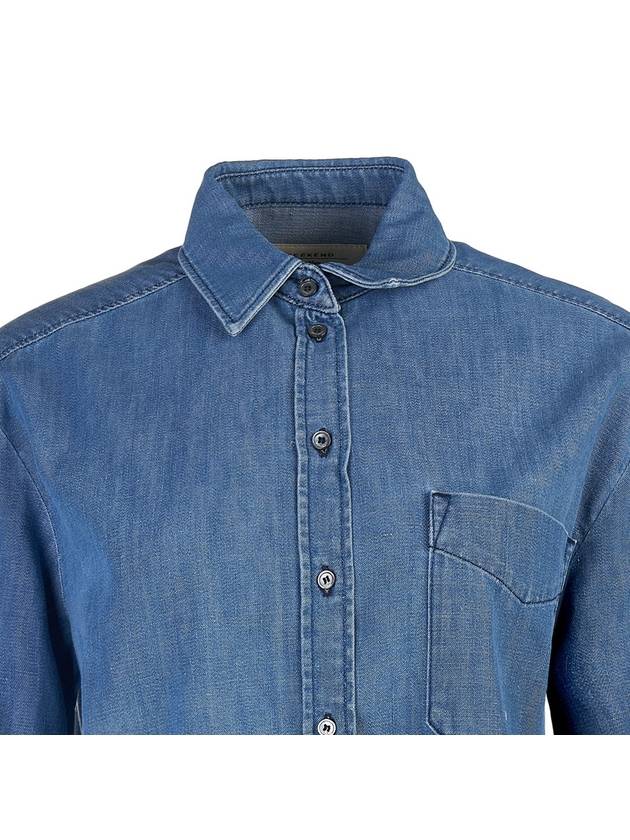 Women s Clio Cotton Denim Shirt 006 - MAX MARA - BALAAN 4