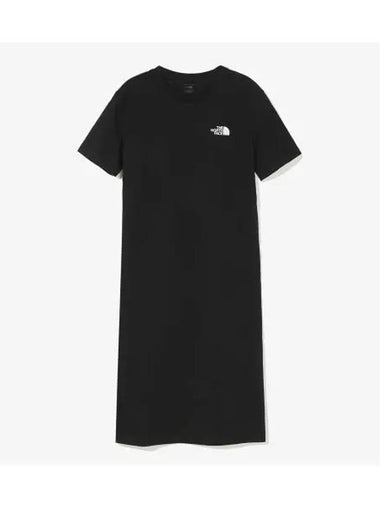 The North Face NT7ZQ42A Women s Essential Short Sleeve Maxi Dress - THE NORTH FACE - BALAAN 1