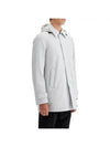 Laminar Gore-Tex Hooded Padding Light Grey - HERNO - BALAAN 3