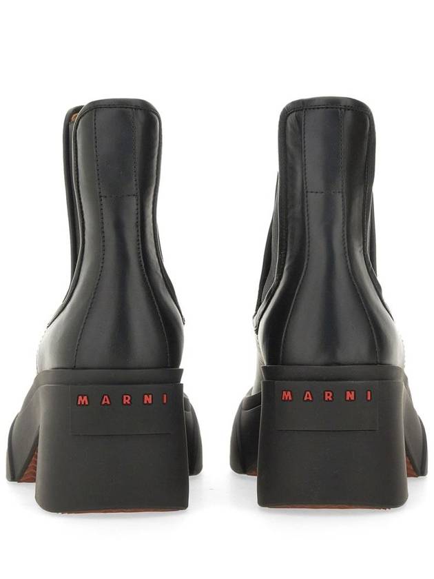 Marni Leather Boot - MARNI - BALAAN 3