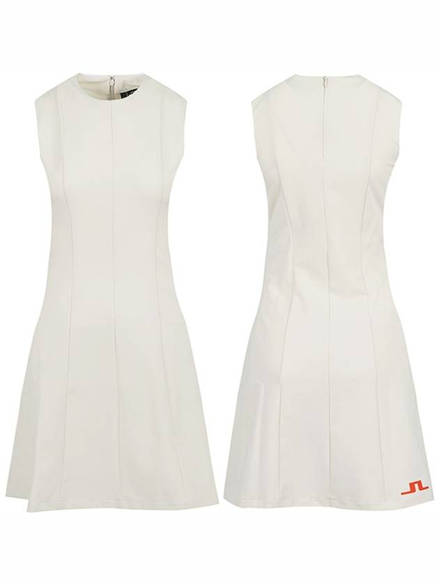 Golf Jasmin Short Dress Almond Milk - J.LINDEBERG - BALAAN 1