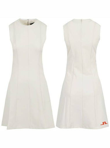 Golf Jasmin Short Dress Almond Milk - J.LINDEBERG - BALAAN 1