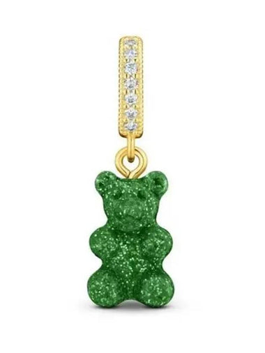 NOSTALGIA BEAR GREEN HAZE PAVE CONNECTOR WOMEN CHARM 271662 - CRYSTAL HAZE - BALAAN 1