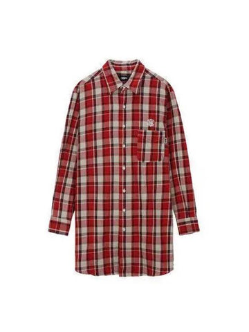 Yasuhiro Mihara Men s Checked Shirt Red G09SH016 - MAISON MIHARA YASUHIRO - BALAAN 1