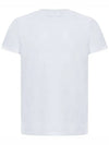 Logo Patch Short Sleeve T-Shirt White - EMPORIO ARMANI - BALAAN 4