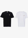 Maison Kitsune Fox Head T Shirt White Black LM00104KJ0008 - MAISON KITSUNE - BALAAN 2