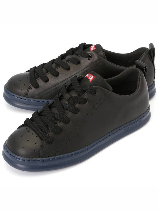 Runner Leather Low Top Sneakers Black - CAMPER - BALAAN 2