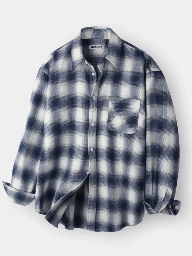 Ray check shirt navy - INDUST - BALAAN 2