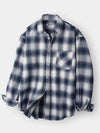 Ray check shirt navy - INDUST - BALAAN 4