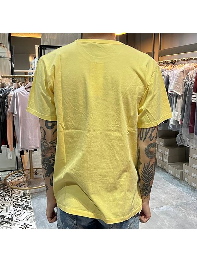 Fox Head Patch Classic Short Sleeve T-Shirt Yellow - MAISON KITSUNE - BALAAN 6