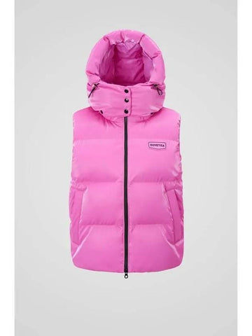 Torisa Best Magenta Women s Down Vest Rose - DUVETICA - BALAAN 1