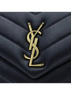 Bronze Monogram Loulou Matelasse Y Leather Small Shoulder Bag Black - SAINT LAURENT - BALAAN 8