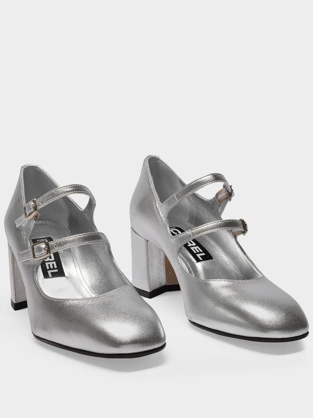 Alice Pumps - Carel - Leather - Silver - CAREL - BALAAN 2