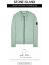 Wappen Patch Cotton Fleece Zip Up Hoodie Sage Green - STONE ISLAND - BALAAN 3