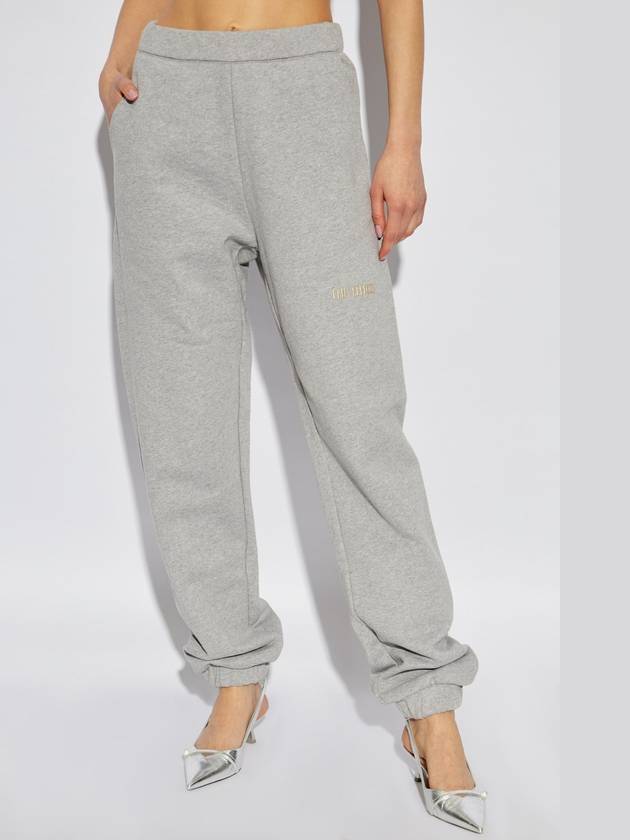 The Attico Sweatpants With Logo, Women's, Grey - THE ATTICO - BALAAN 3