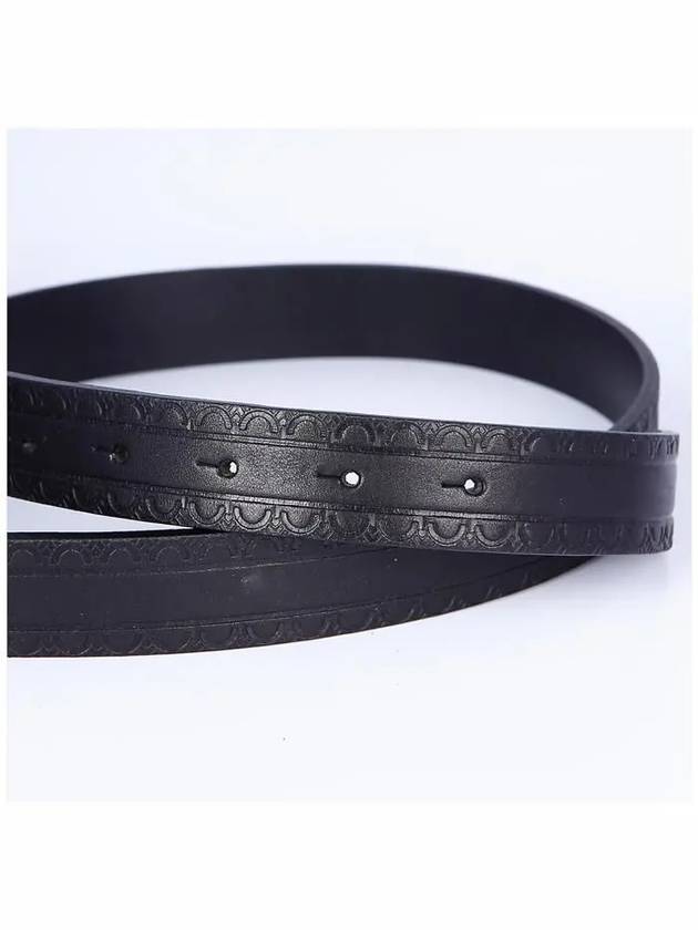 G25U810 A1 Vintage G Logo Buckle Belt - GOLDEN GOOSE - BALAAN 4