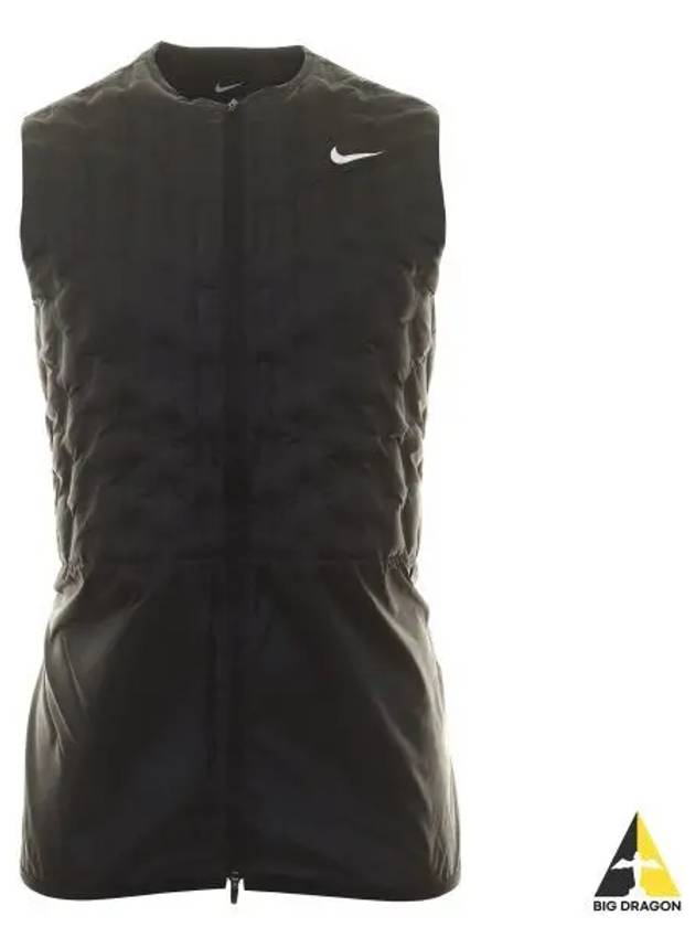 Men's Golf Therma Fit Repel Full Zip Vest Black - NIKE - BALAAN 2