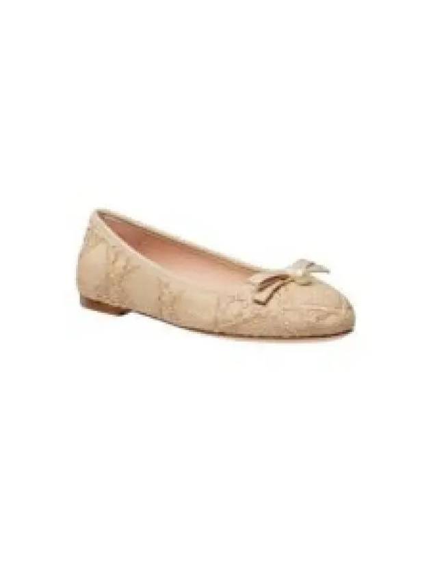 Natural Canage Raffia Ballerina Beige - DIOR - BALAAN 2