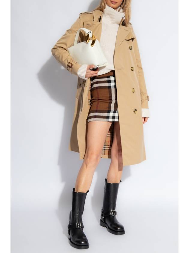 Kensington Heritage Cotton Trench Double Coat Beige - BURBERRY - BALAAN 3