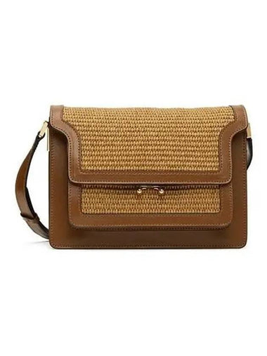 Cross Bag Women s Raffia Trunk Natural - MARNI - BALAAN 1