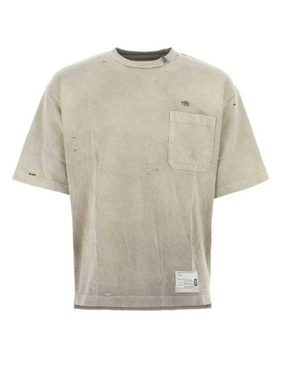 Sun-faded like short sleeve t-shirt beige - MAISON MIHARA YASUHIRO - BALAAN 2