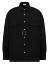 Overshirt Cotton Jacket Black - DIOR - BALAAN 2