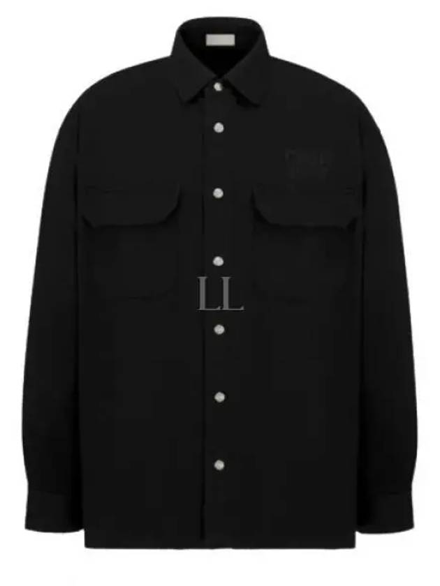 Overshirt Cotton Jacket Black - DIOR - BALAAN 2