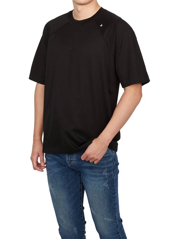 Stellina Cotton Short Sleeve T-Shirt Black - STONE ISLAND - BALAAN 5