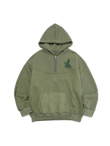 Symbol Zipper Hoodie Khaki - OGARP - BALAAN 1