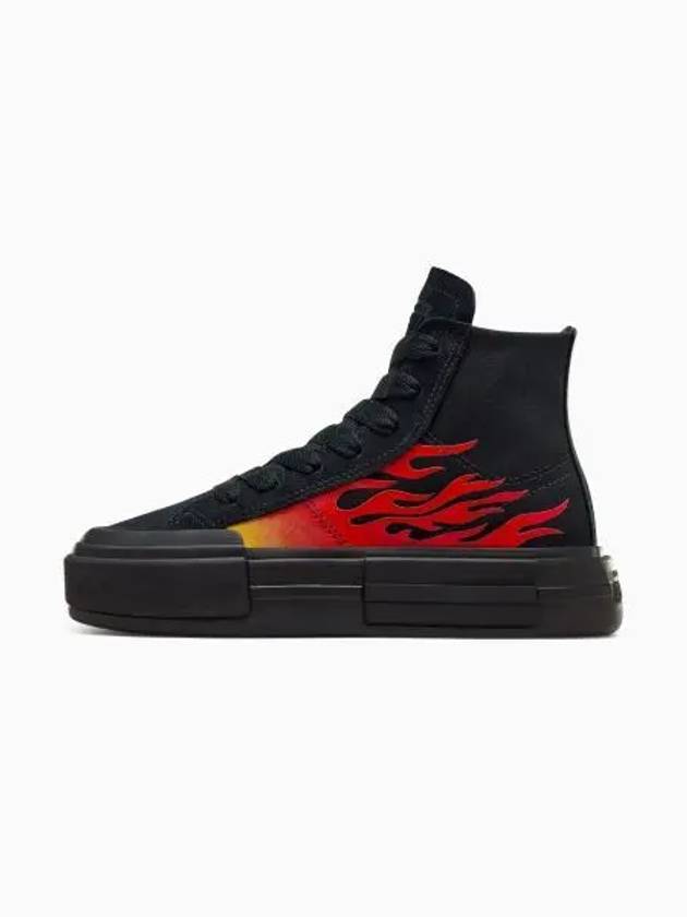 Chuck Taylor All Star Cruise High Top Sneakers Flames Black - CONVERSE - BALAAN 1