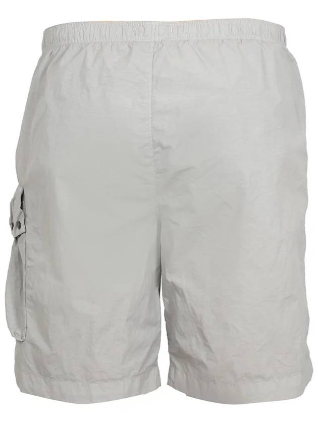 Lens Wappen Nylon Swim Shorts Grey - CP COMPANY - BALAAN 3