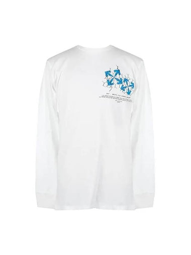 Fence Arrow Long Sleeve T-Shirt White - OFF WHITE - BALAAN 1