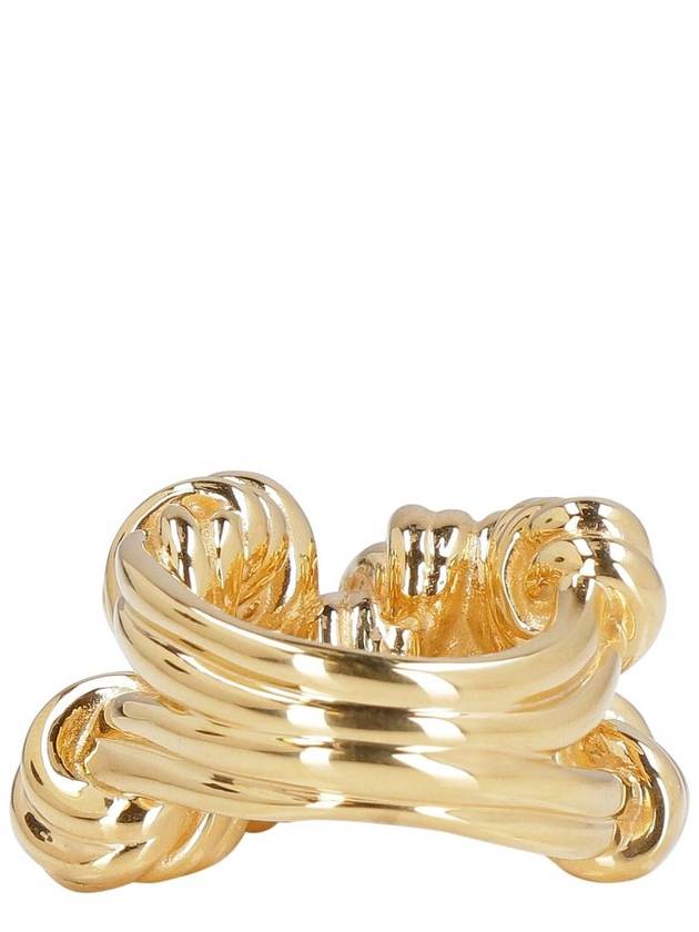 Knot Matte Ring Gold - BOTTEGA VENETA - BALAAN 4