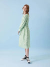 Slim puff rayon print middle dress 031 - VOYONN - BALAAN 7